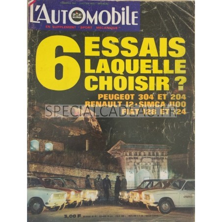 L'Automobile Janvier 1970