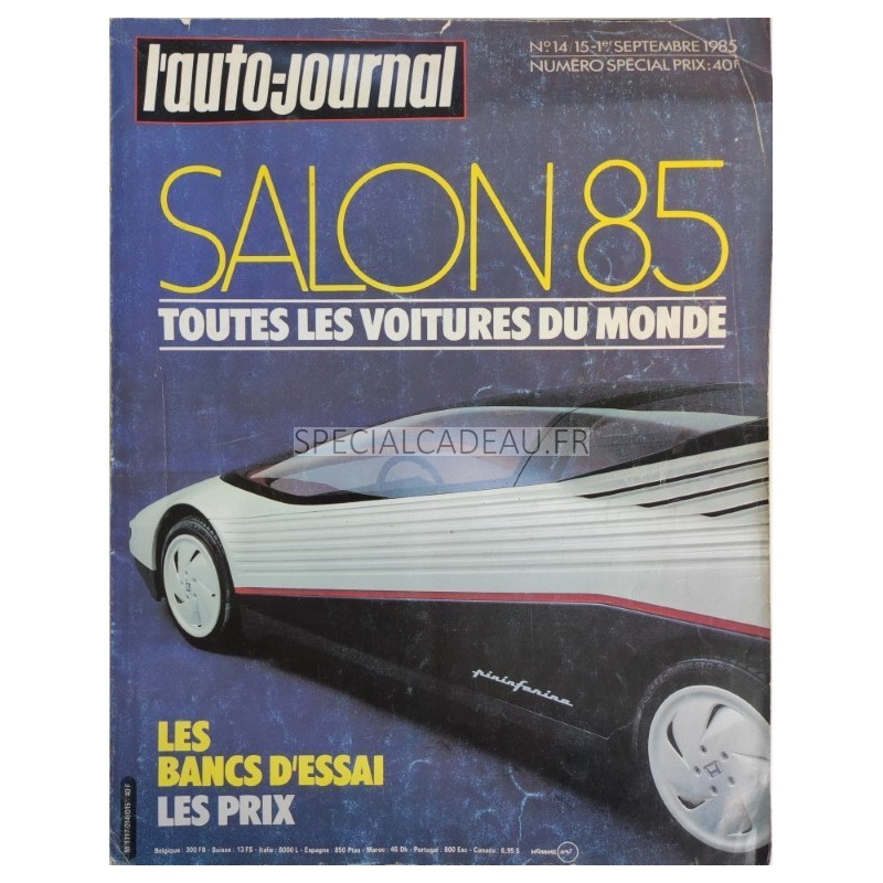 Auto Journal special Salon Septembre 1985