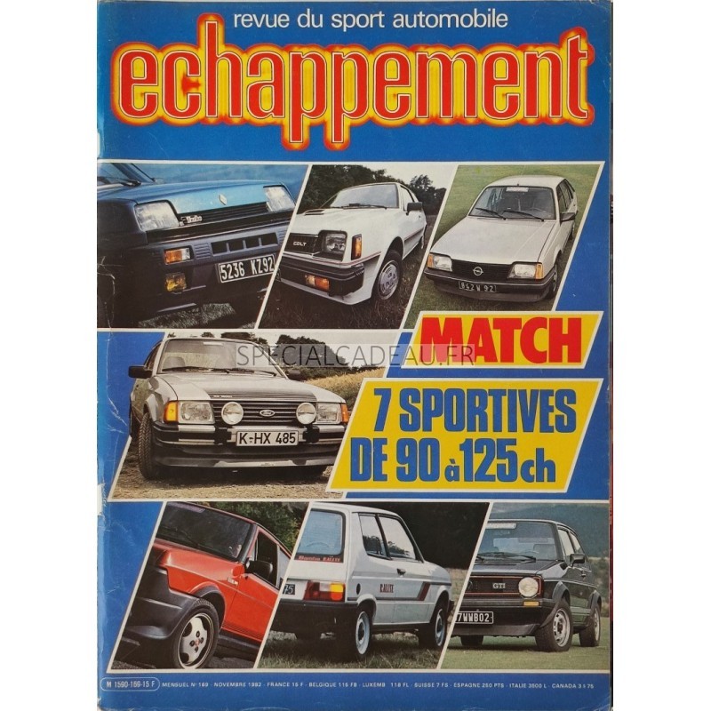 Echappement Novembre 1982