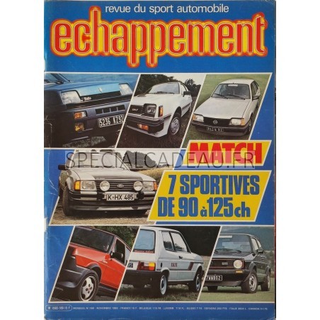 Echappement Novembre 1982