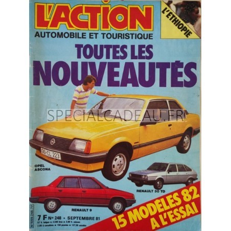 Action Automobile Septembre 1981