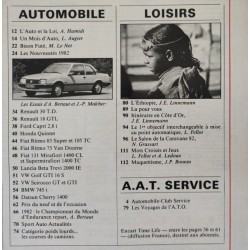 Action Automobile Septembre 1981