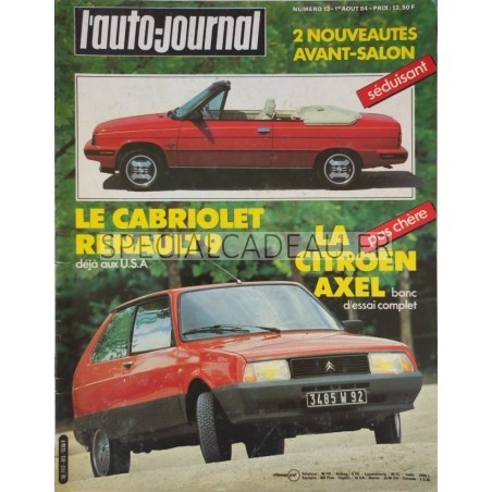 Auto Journal Août 1984
