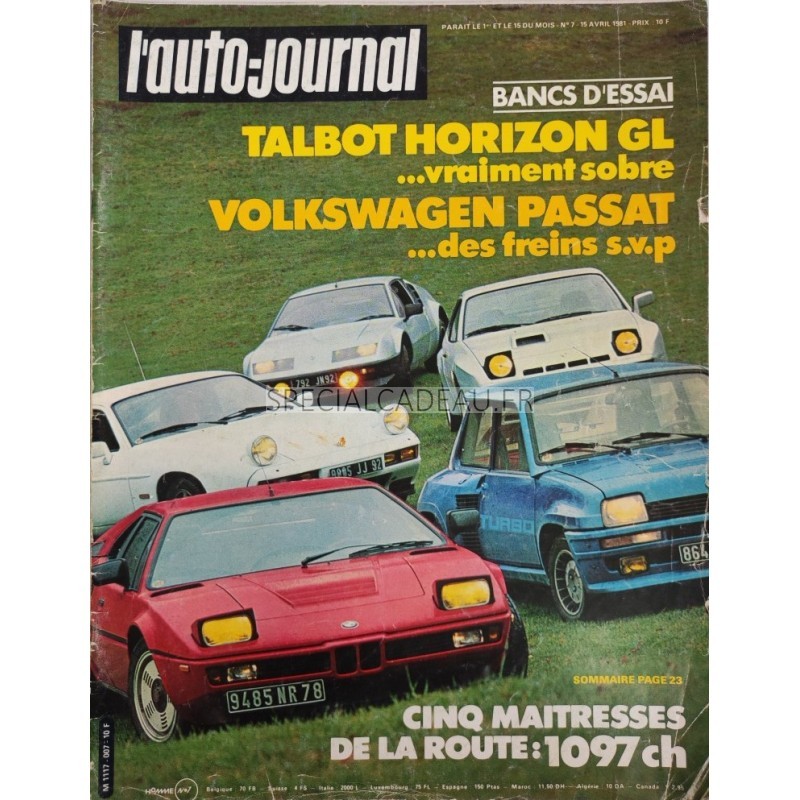 Auto Journal Avril 1981