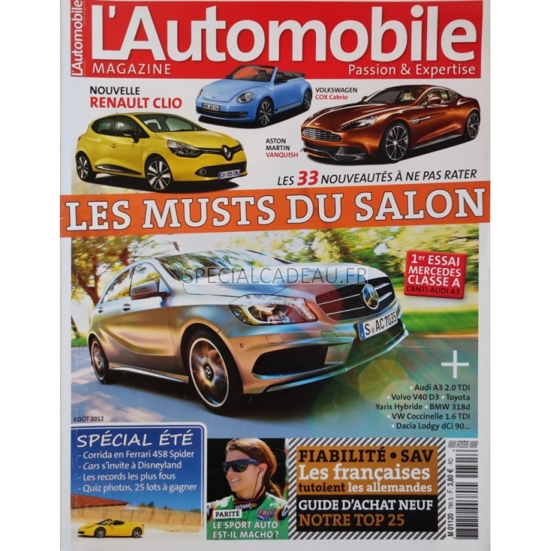 Automobile Magazine Août 2012