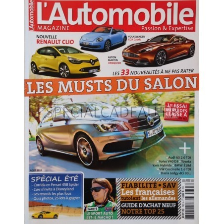 Automobile Magazine Août 2012