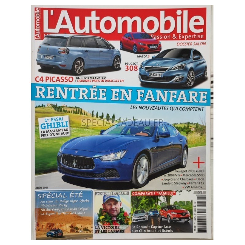 Automobile Magazine Août 2013