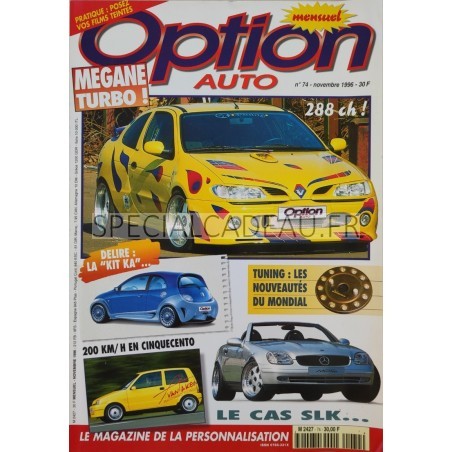 Option Auto Novembre 1996