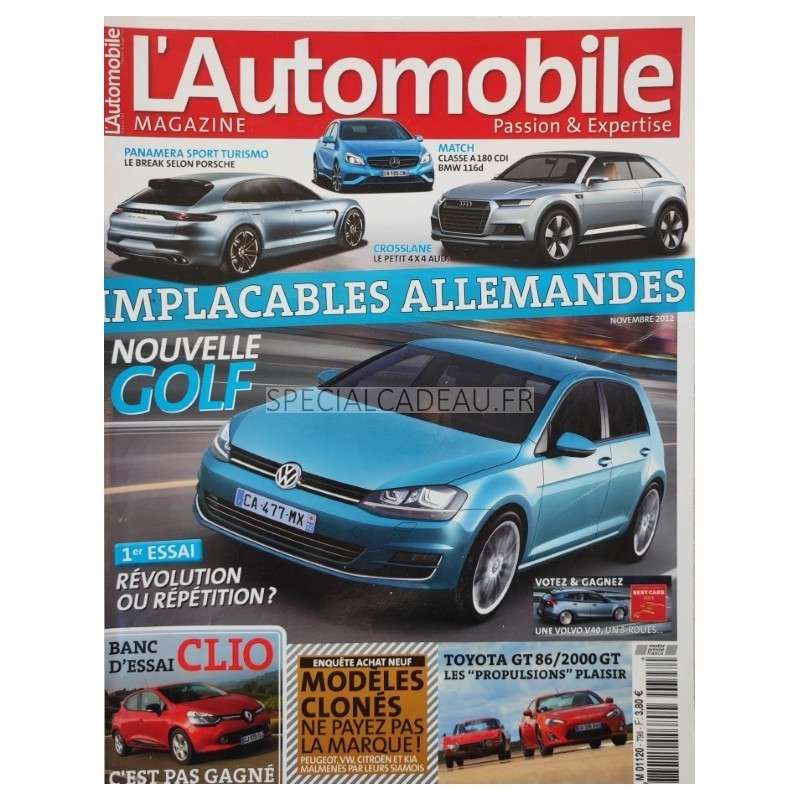 Automobile Magazine Novembre 2012