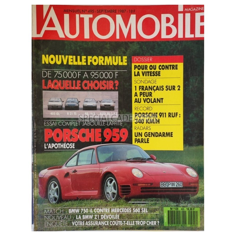 Automobile Magazine Septembre 1987