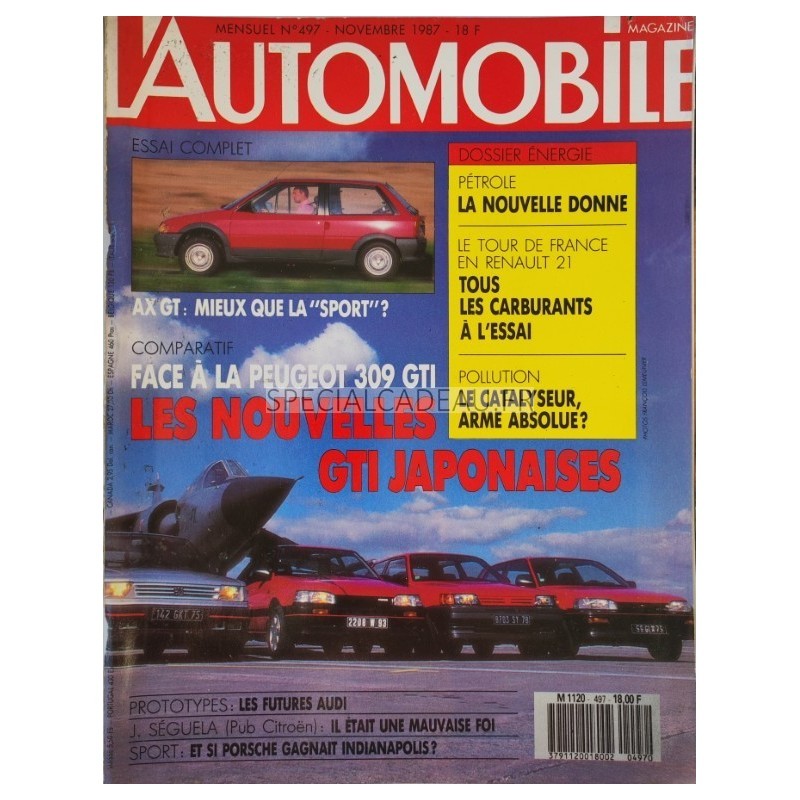 Automobile Magazine Novembre 1987
