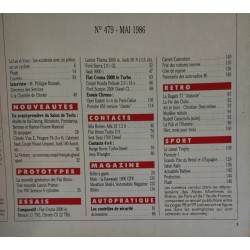 Automobile Magazine Mai 1986
