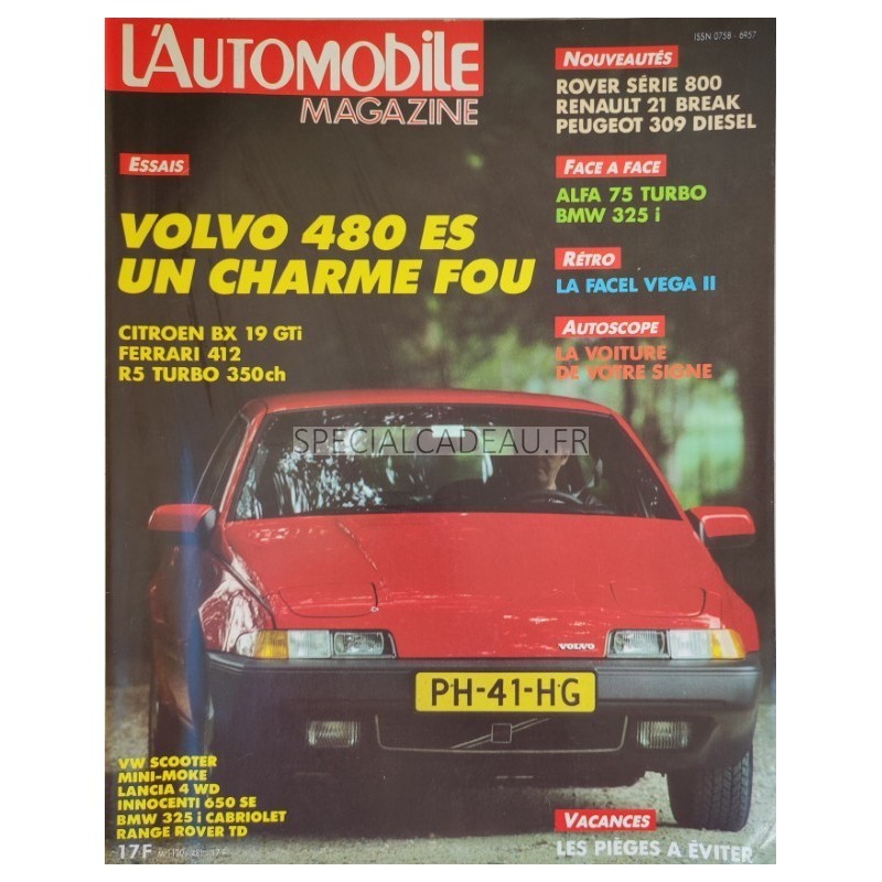 Automobile Magazine Juillet 1986