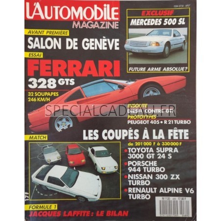 Automobile Magazine Mars 1987