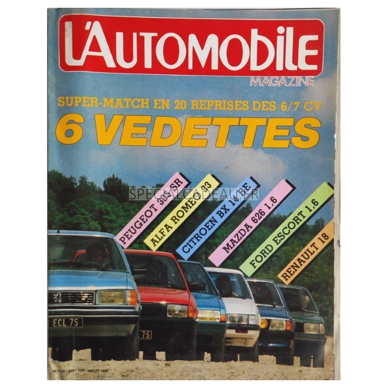 Automobile Magazine Juillet 1983