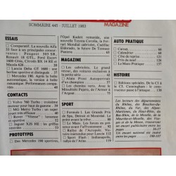 Automobile Magazine Juillet 1983