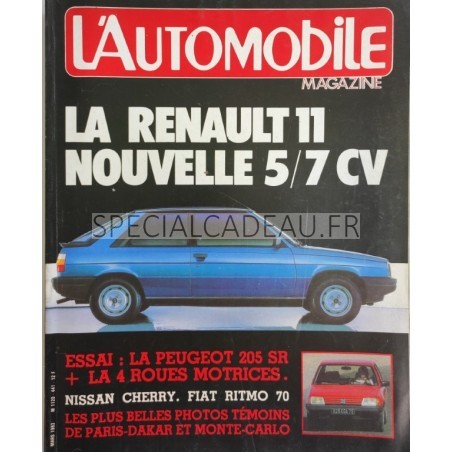 Automobile Magazine Mars 1983