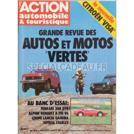Action Automobile Juillet Août 1978