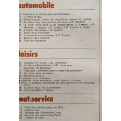 Action Automobile Janvier 1977