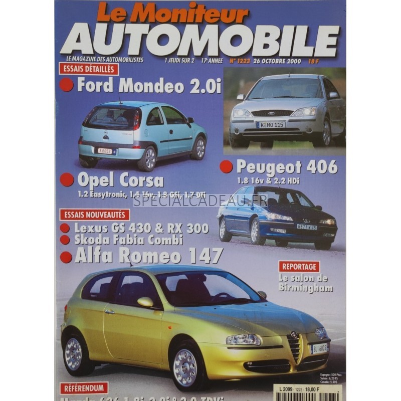 Moniteur Automobile Octobre 2000